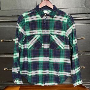 J.Crew factory zip flannel